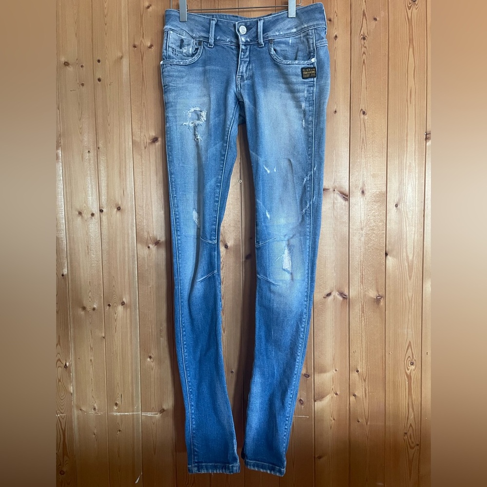 G Star  Distressed Denim